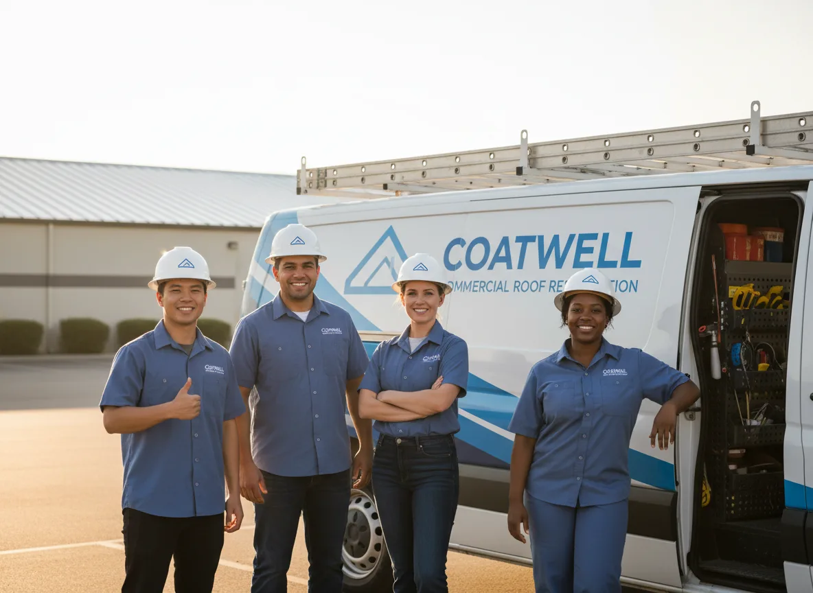 Commercial roof coating company in Fall River, MA